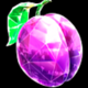 gem fruits plum symbol