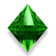 gems and stones green gem symbol