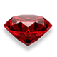 gems and stones red gem symbol