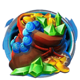 genie jackpots wishmaker gems symbol