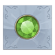 genies touch green jewel symbol