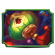 gold koi fortune green lantern symbol