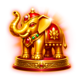 gold of diwali hold and win elephant symbol