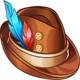 gold oktoberfest hat symbol