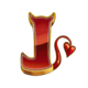 gold trio lil demon j symbol