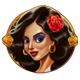 gold trio mariachi bonanza dancer symbol