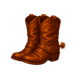 gold trio tres amigos boots symbol