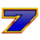 gold winner bonus cherries blue 7 symbol