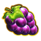gold winner bonus cherries grape symbol