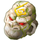golden gorilla skull symbol