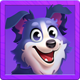 golden piggy farm dog symbol