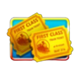 golden rails express tickets symbol