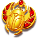 golden tomb guardians scarab symbol