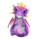 happy hatchlings purple dragon symbol