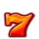 hot to burn hold and spin 7 symbol