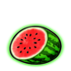 hot to burn hold and spin watermelon symbol