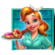 hotcakes flip n staxx donut girl symbol