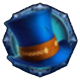 howl o ween blue hat symbol