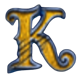 howl o ween gold k symbol