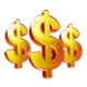 hyper gold dollars symbol