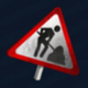 jackpot builders men at work symbol