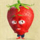 jumping fruits strawberry symbol