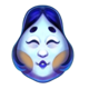 kabuki 10k ways blue mask symbol