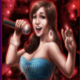 karaoke party woman symbol