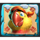 kong even bigger christmas parrot symbol
