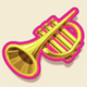 la fiesta trumpet symbol