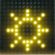 led night show sun symbol