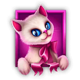 lucies cats cat girl symbol
