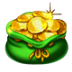 luck o the irish strike coins symbol