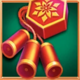 luck of tiger firecrackers symbol