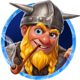 lucky and brave win spins viking symbol