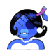 lucky caiman plum girl symbol