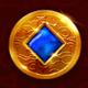 lucky coins diamond symbol