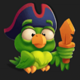 lucky crew parrot symbol