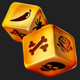 lucky dala muerta dice symbol
