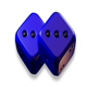 lucky dice 3 3 symbol