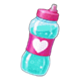 lucky dumbbells water bottle symbol