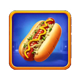 lucky lager x9990 hotdog symbol