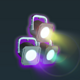lucky link beats stage lights symbol