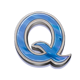 lucky sakura cat blue q symbol