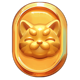 lucky sakura cat gold cat symbol