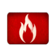 lucky stamps fire symbol