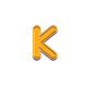 lucky valentine k symbol