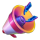 mad hit gorillatron loudspeaker symbol