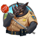 meerkat misfits police symbol