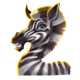 mega moolah megaways zebra symbol